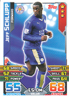 Jeff Schlupp Leicester City 2015/16 Topps Match Attax #123